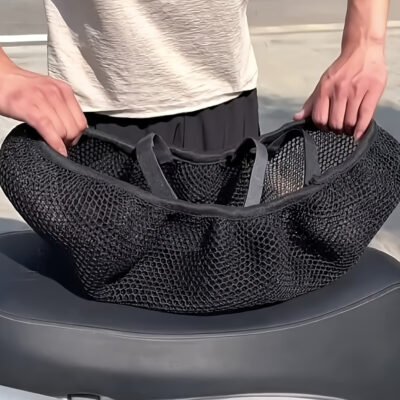 1pc Motorcycle Seat Cover - Breathable, Heat-Resistant & Waterproof for All Seasons