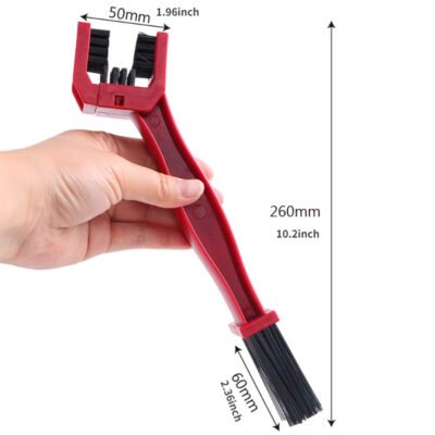 Motorcycle Chain Cleaner Brush Tool - Random Colour