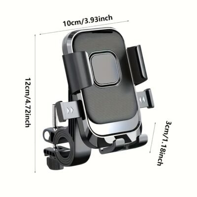 1ef4d04f-50e6-4b8b-b003-0fb5e40c266a.jpg Motorcycle Phone Mount with Magnetic Design, Extendable and Rainproof, ABS Material