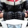 Motorcycle Gloves Half Finger Gloves Outdoor Sports Crossbike Riding Closed Finger Racing Gloves
