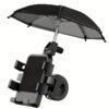 Waterproof Motorcycle Phone Mount with Umbrella