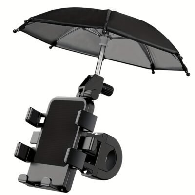 Waterproof Motorcycle Phone Mount with Umbrella
