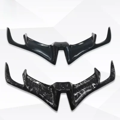 Motorcycle Modification ABS Bird Mouth Wind Tunnel Wing Shark Fin Air Intake Lip for Yamaha R15 V3 Customizable Size And Color