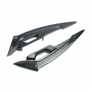 2Pcs Motorcycle Winglets Front Side Spoiler Aerodynamic Wing Set Fixed Wind Wing with Adhesive Decoration Stickers