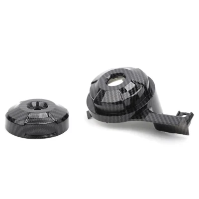 Motorcycle Carbon Fibre Round Fastener Lock Cover Fit For Honda Grom Msx125 SF 2013-2016 Fairings Kit Parts