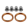 Exhaust Muffler Pipe Gasket Nut For Honda XR200R XR250R XL250R XL500R XR500R Nighthawk Rebel 250 Twinstar Reflex 200 VFR750R