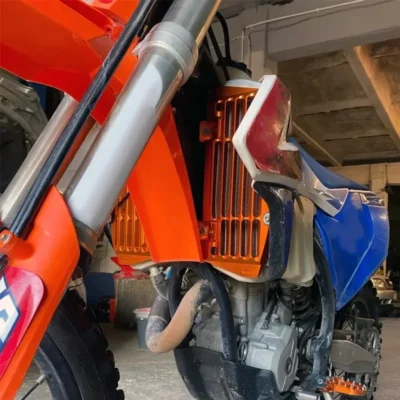 NICECNC For Husqvarna TE 300 FE 350 FE 450 FE 501 2017-2023 Radiator Grille Grill Protective Guard Cover TX 300 TC 125 FC FX 350