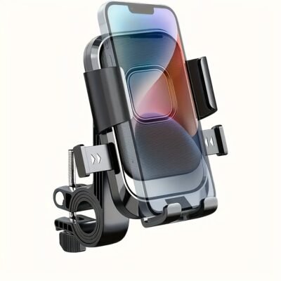 a994c847-1177-43db-ab95-d7058d3deee9.jpg Motorcycle Phone Mount with Magnetic Design, Extendable and Rainproof, ABS Material